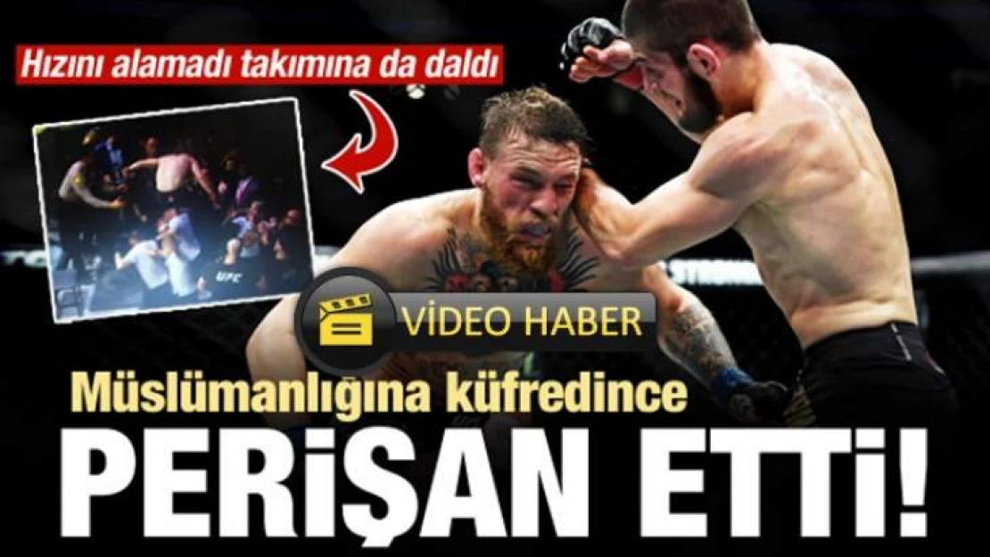 Khabib Nurmagomedov, McGregor'u perişan etti!