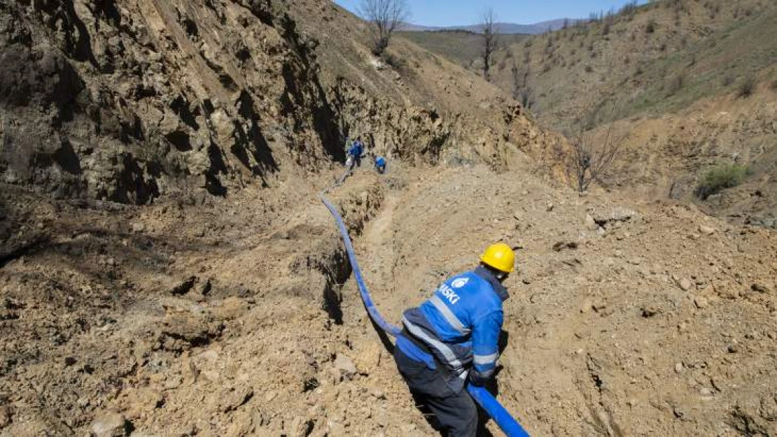 Tepehan Arguca'ya 8 Bin 700 Metrelik İçmesuyu İsale Hattı