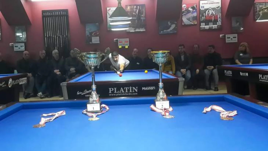 3 Bant Bilardo İl Şampiyonası Çekişmeli Geçti