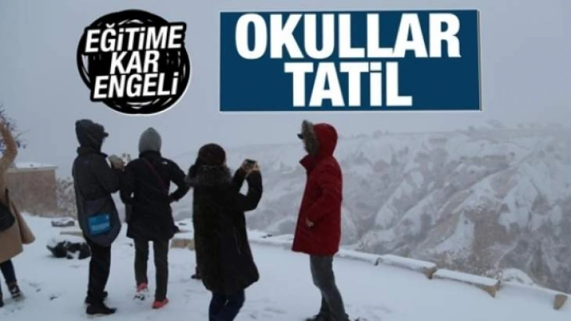 Eğitime Kar Engeli, Okullar Tatil