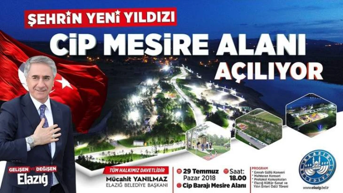 Cip Mesire Alanı Elazığ'da Açılıyor