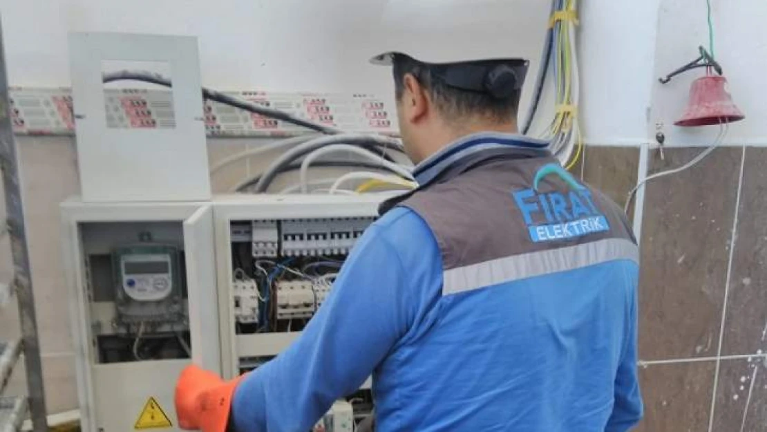 Fırat Edaş Kaçak Elektrik Tarama Faaliyetlerine Hız Verdi