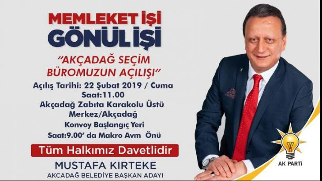 Akçadağ'da Büyük Güne Sayılı Günler Kaldı