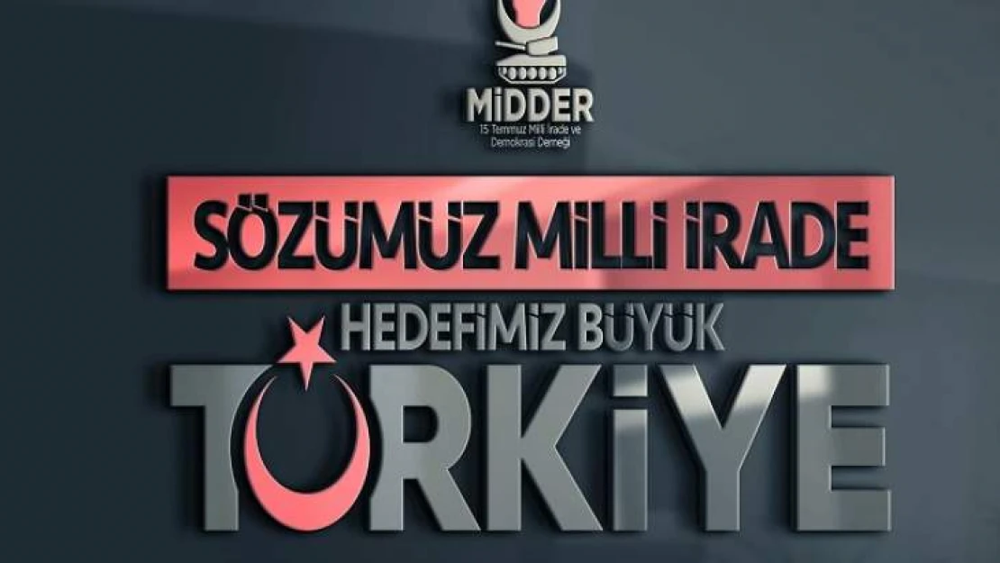 MİDDER'in 12 Eylül Mesajı