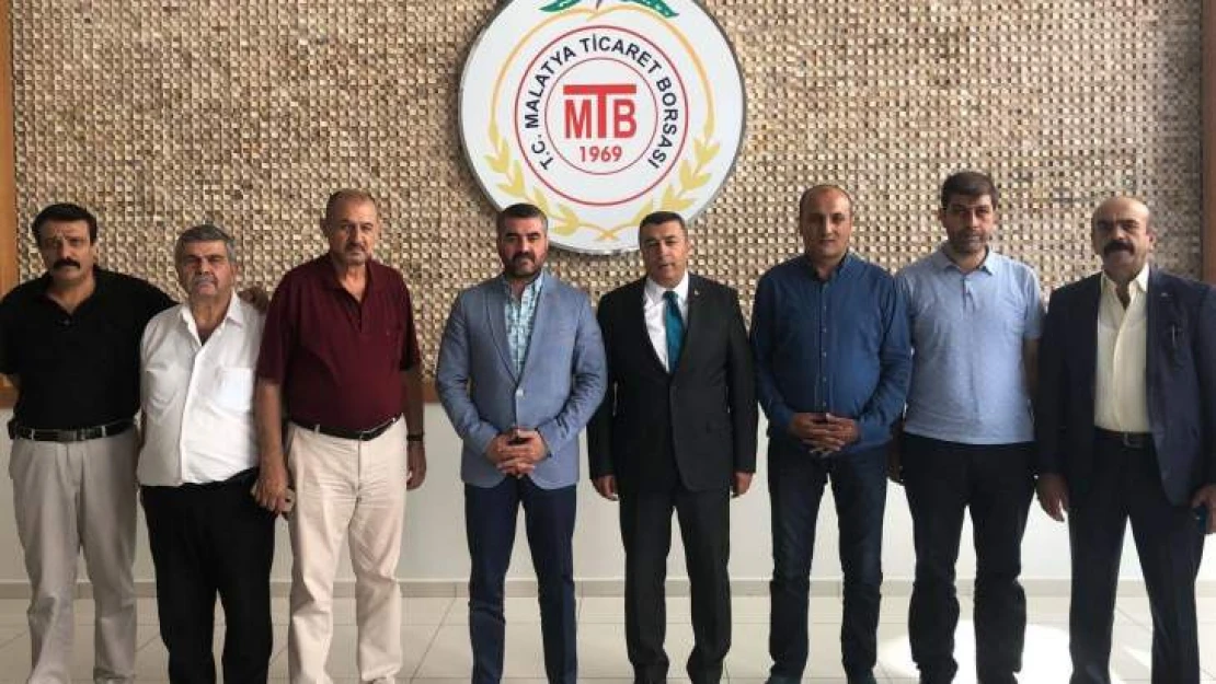 MHP Malatya İl Başkanı Avşar MTB Başkanı Özcan'a ziyaret