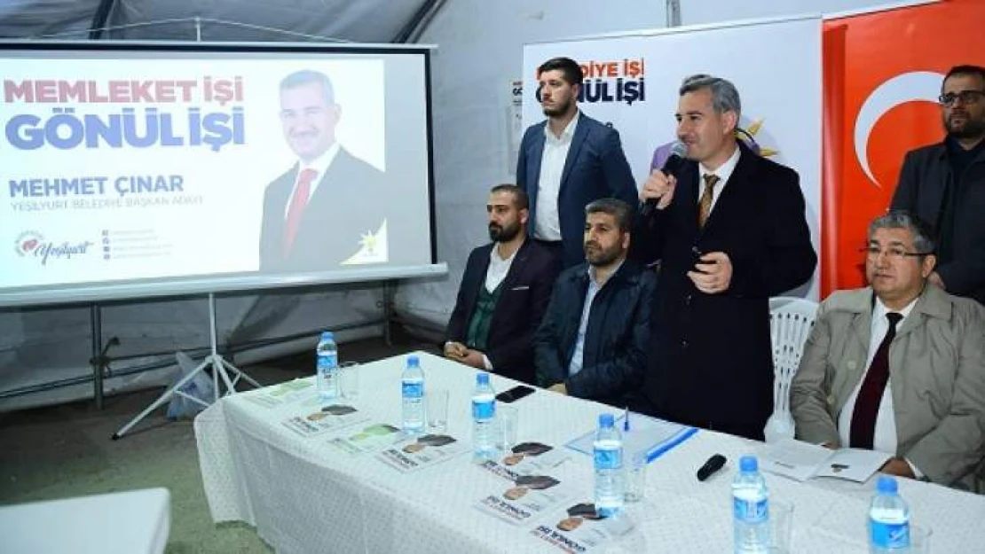 Yeşilyurt'umuzu 2023'e taşıyacak projeleri hayata geçireceğiz