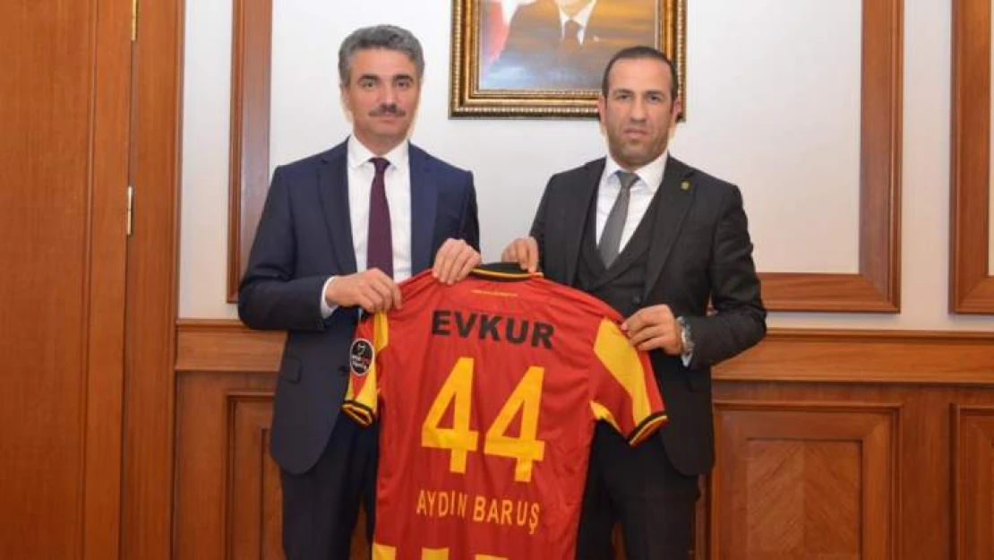 Evkur Yeni Malatyaspor Başkanı Gevrek'ten Vali Baruş'a Ziyaret