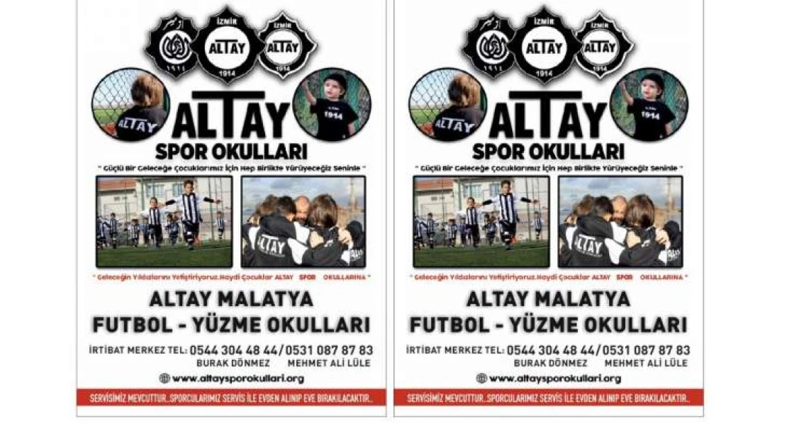 Altay Spor Kulübü Malatya'da Faaliyetlere Başladı