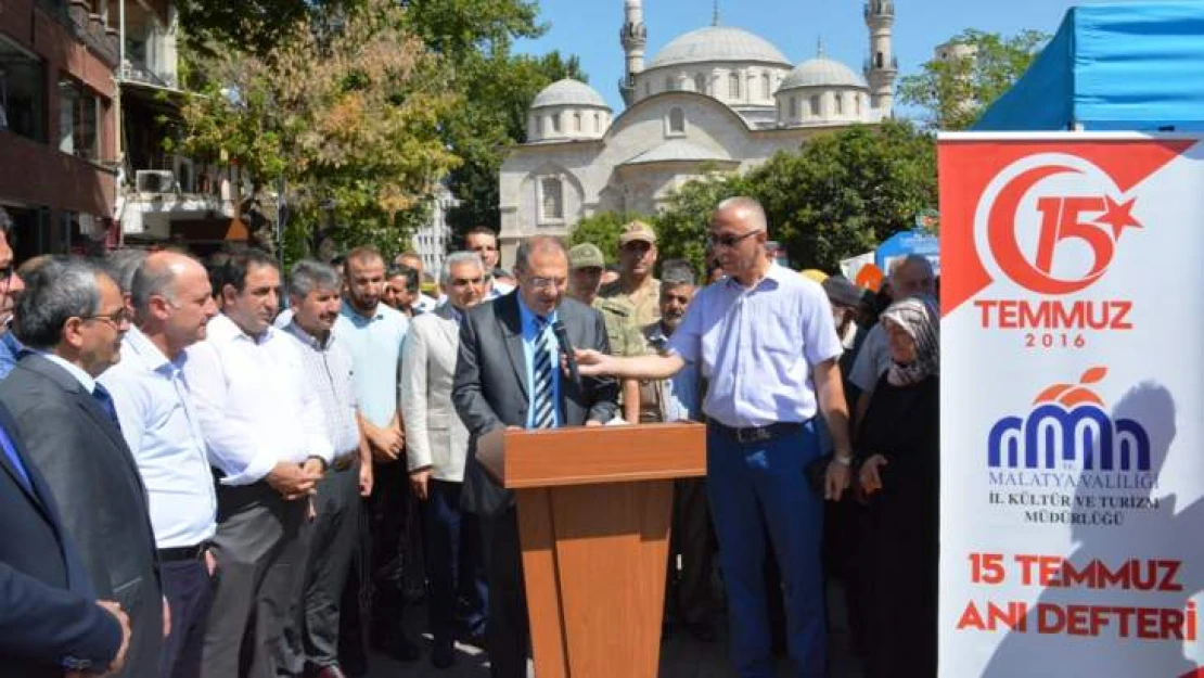 Vali Kaban, 15 Temmuz Anı Defterinin Açılış Törenine Katıldı