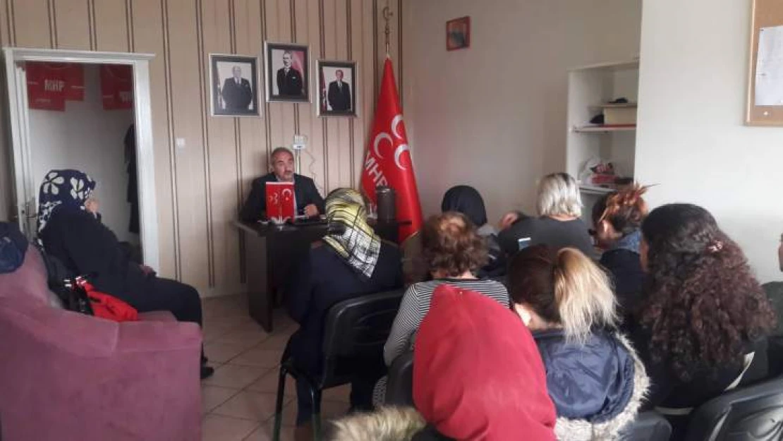 MHP Kadın Kolları'ndan Hz.Ali'nin şehadeti ile ilgili seminer