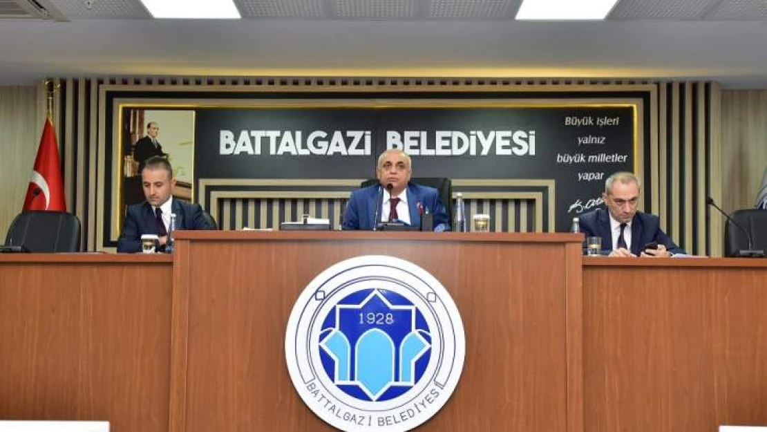 Battalgazi Belediye Meclisi, Ekim Ayı İlk Birleşimini Gerçekleştirdi