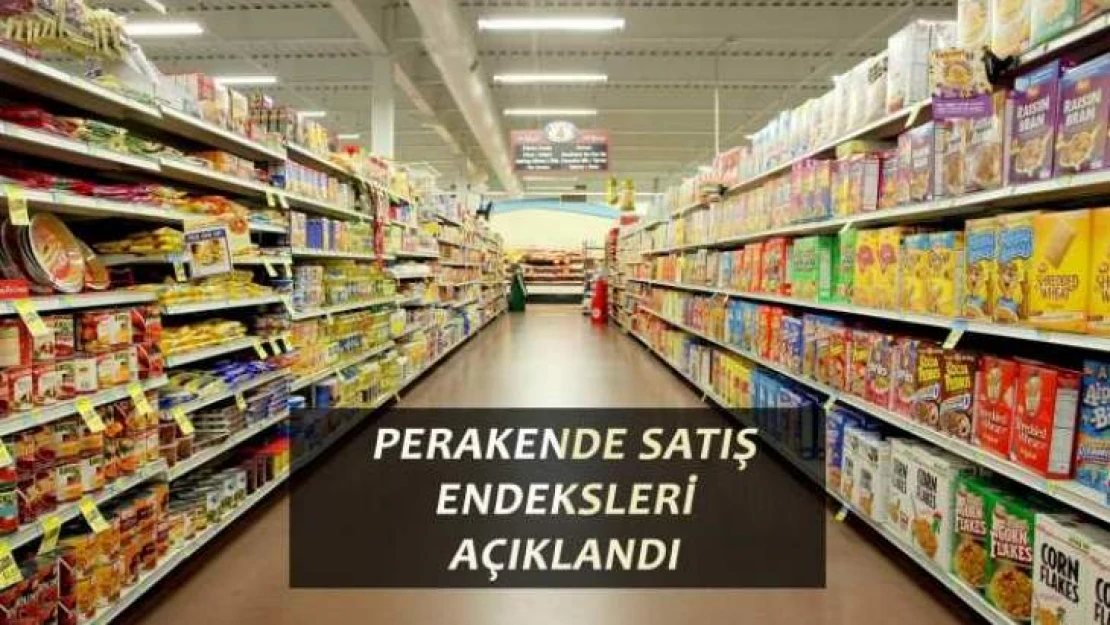 Perakende satış hacmi bir önceki yılın aynı ayına göre %1,3 arttı