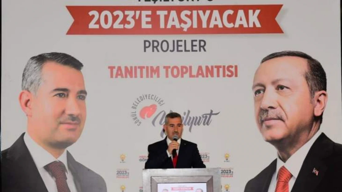 Çınar, Yeşilyurt için projelerini açıkladı