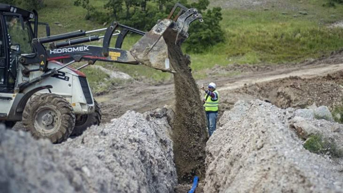 4 Mahalleye 12 Bin 600 Metrelik Yeni İçmesuyu Hattı