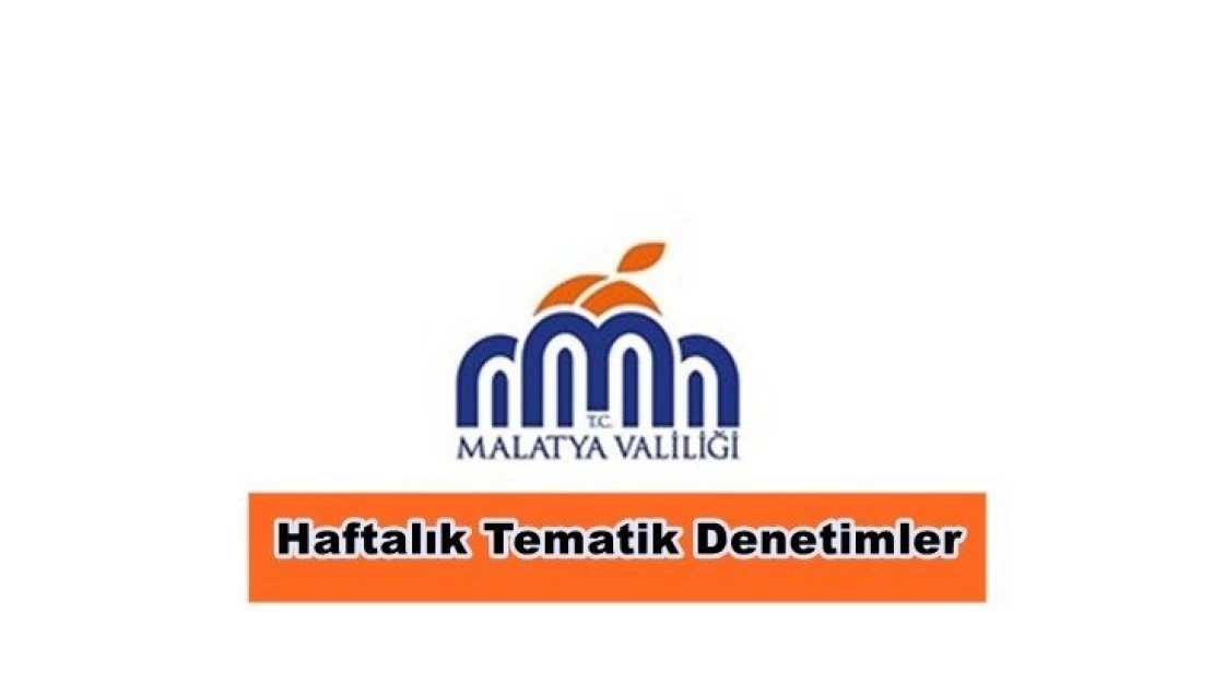 Haftalık Tematik Denetimler