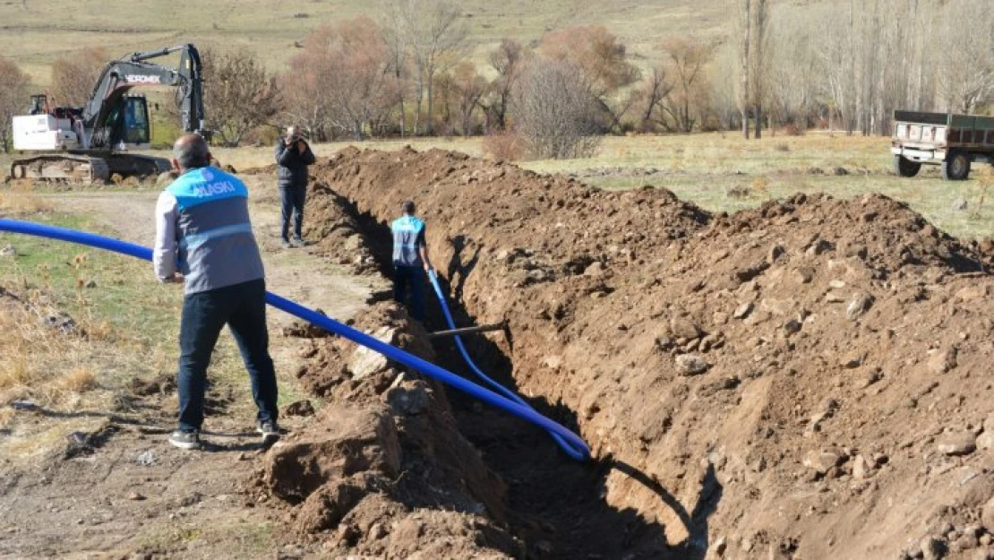 Hasançelebi-Karagüney'in içme suyu altyapısı yenileniyor