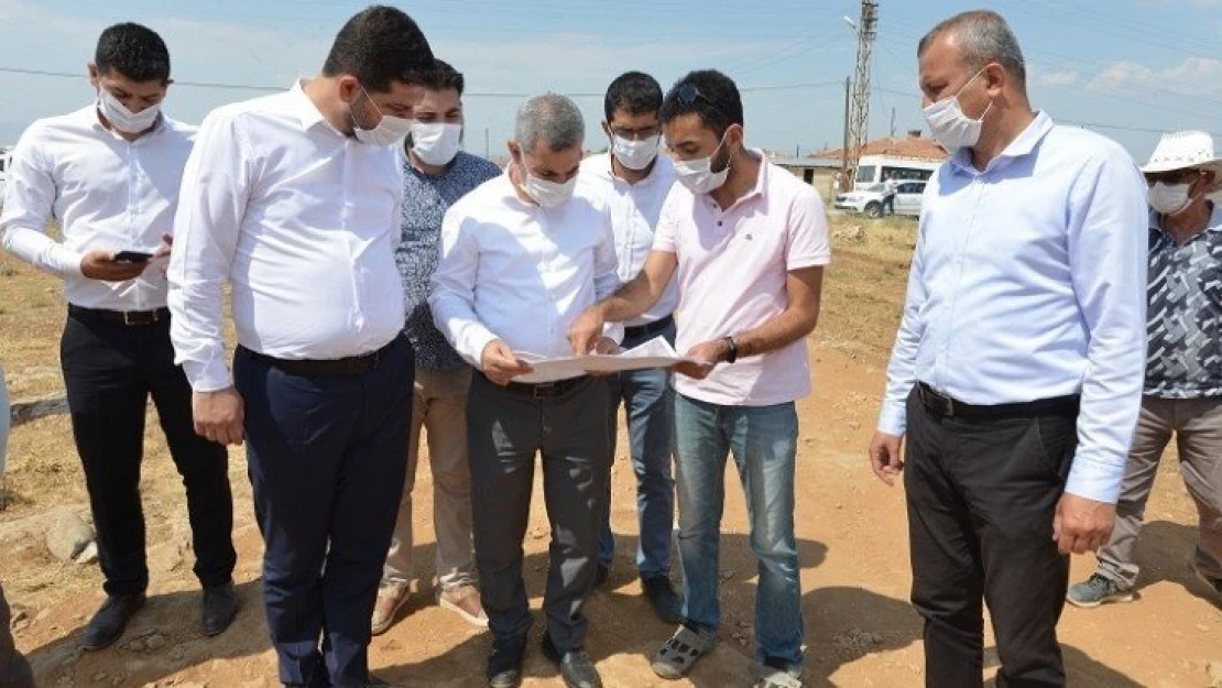 İkizce  ve Özal mahallelerinde yol çalışmaları