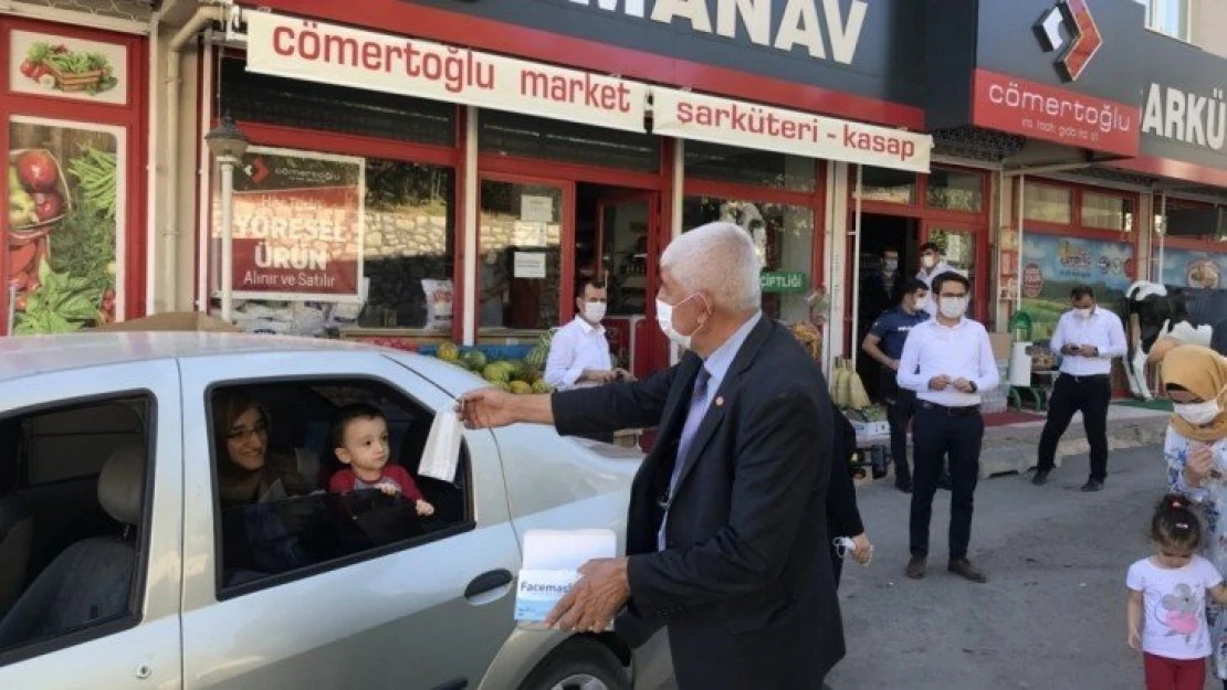 İlçede maske, mesafe ve hijyen denetimi yapıldı