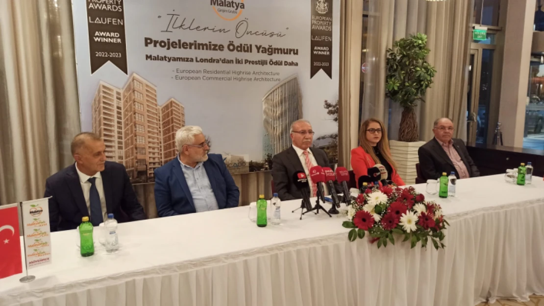 İlklerin Öncüsü Malatya Girişim Grubu'na European PropertyAwards'tan  Ödül YağdI