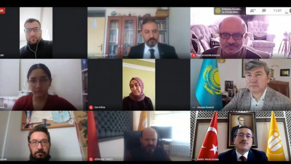 İnönü Üniversitesi'nde 'Bağımsızlık Yıldönümünde Kazakistan ve Geleceğe Bakış' Webinarı