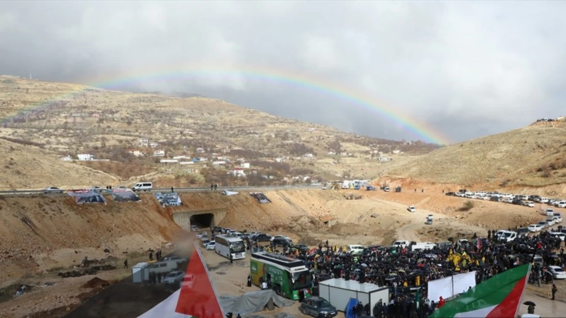 İsrail'in Gazze'ye yönelik saldırıları Malatya'da protesto edildi