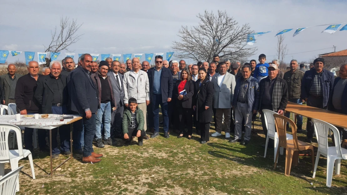 İyi Parti Adaylarına Yazıhan'da Yoğun İlgi