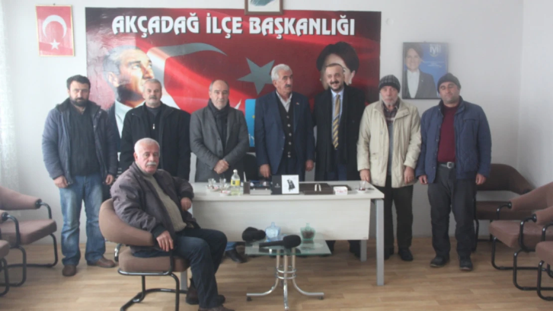 İYİ Parti Malatya Milletvekili A. Adayı Şahin Akçadağ'da