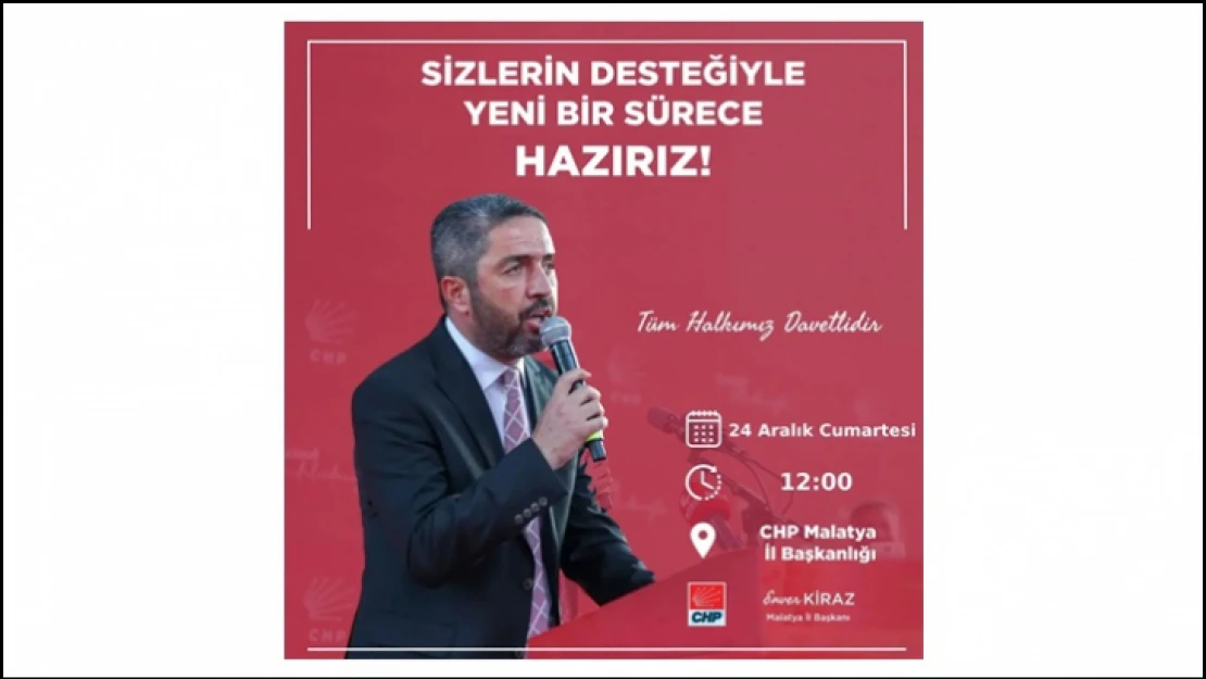 Kiraz Milletvekilliği aday adaylığı için tarih verdi