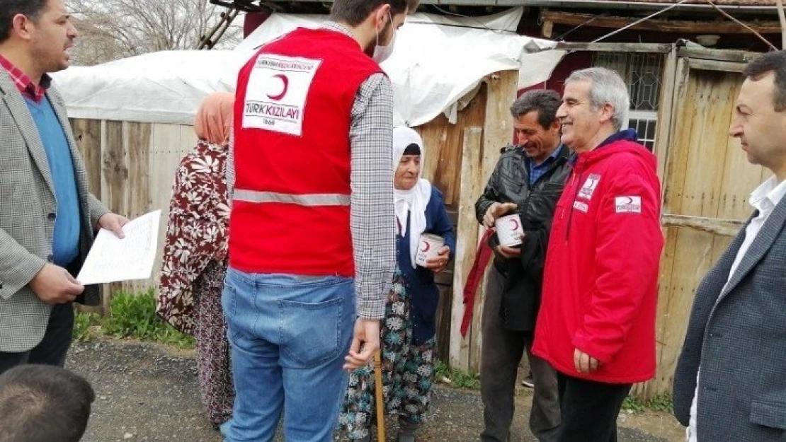 Kızılay Vefa Sosyal destek grubu ile görev başında