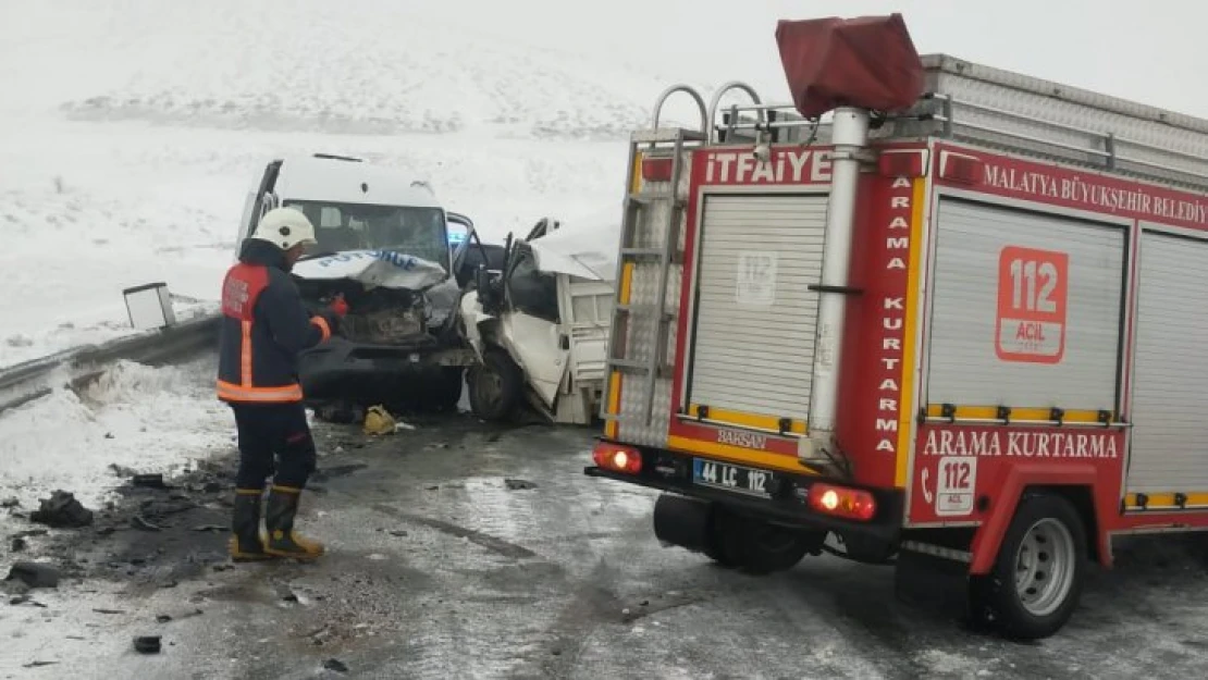 Kubbe Dağı Mevkiinde trafik kazası