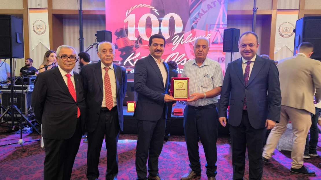 Malatya Barosu 100. Yılını Coşkuyla Kutladı: Yeni Sosyal Tesis Müjdesi