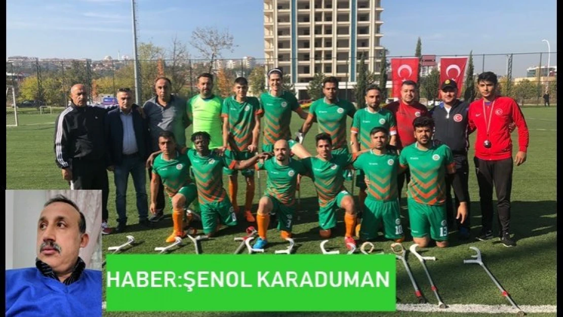 Malatya belediyespor Ampute takımı Deplasmanda Galip