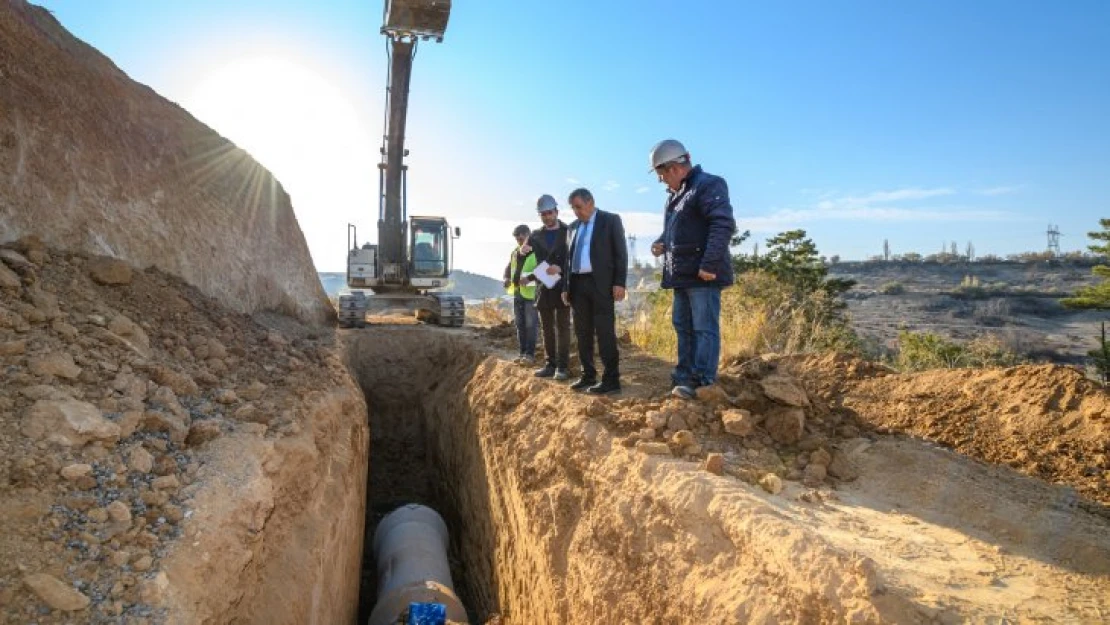 Malatya Büyükşehir Belediyesi Batı Kolektörü Çalışmalarını Sürdürüyor