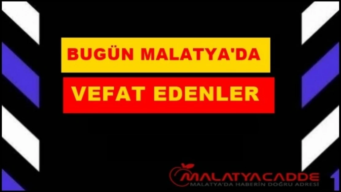 Malatya'da 11 Kişi Hayatını Kaybetti