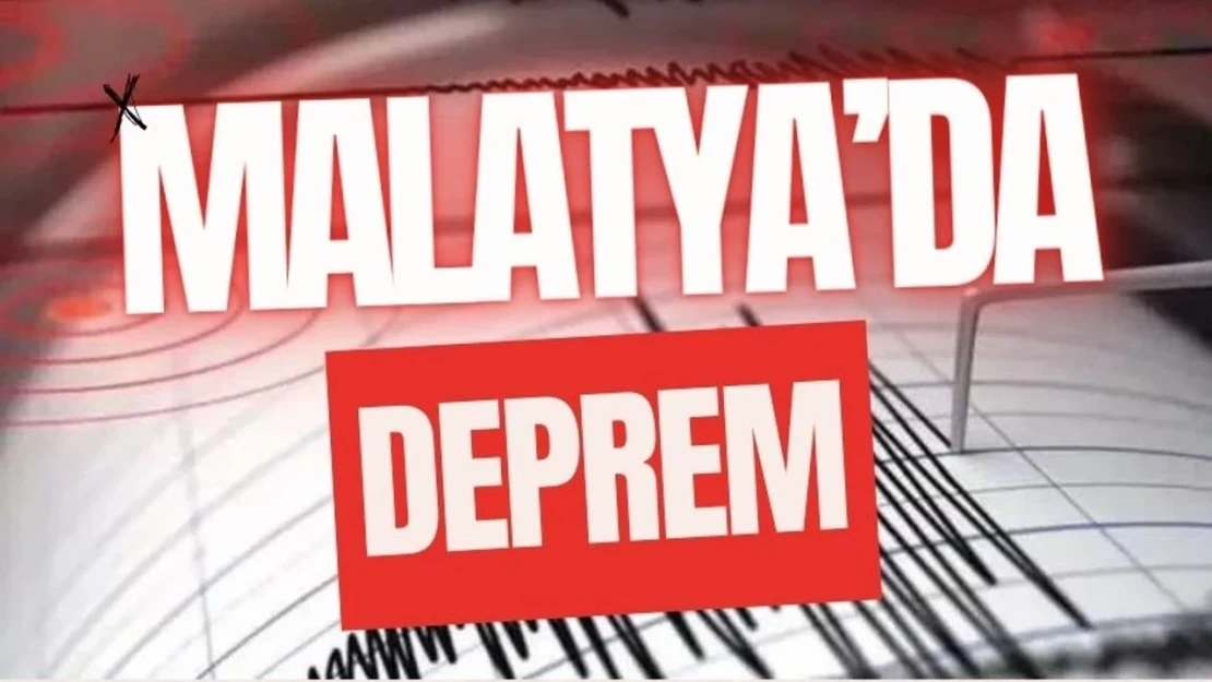 Malatya'da 4,1 büyüklüğünde deprem