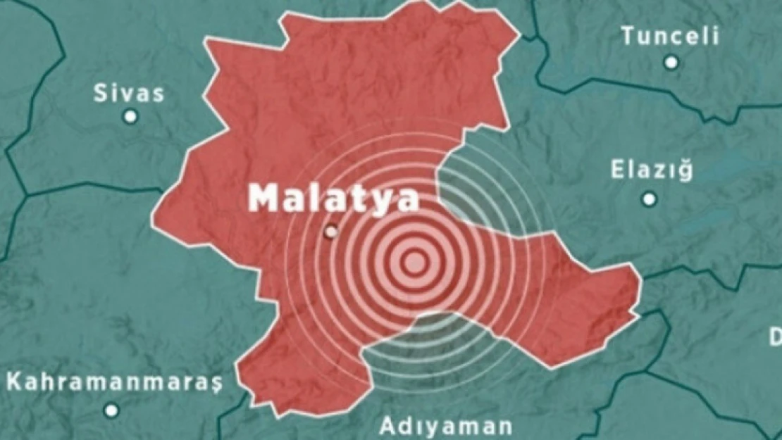 Malatya'da 4,4 Şiddetinde deprem