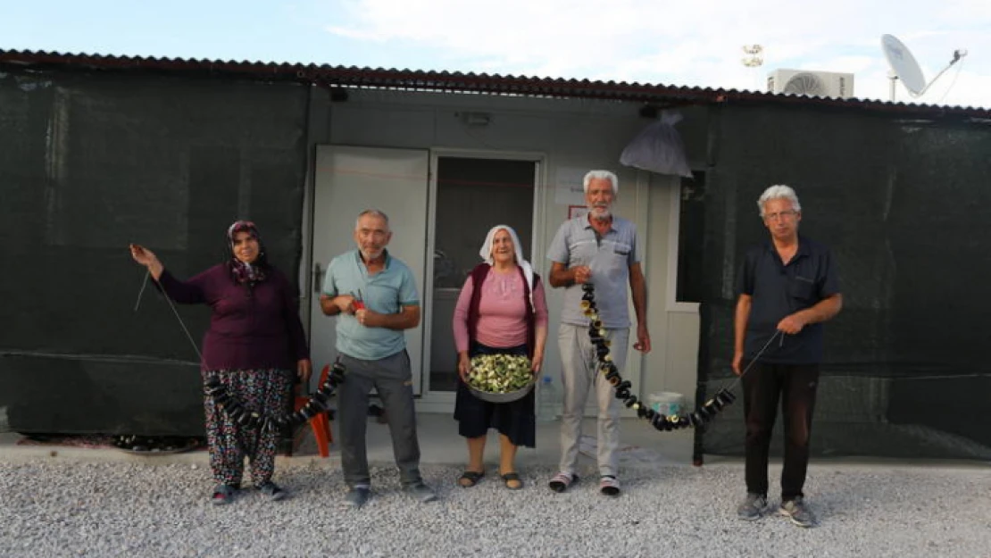 Malatya'da konteyner kentte kalan depremzedeler kış hazırlığında