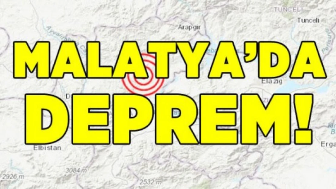 Malatya'da Korkutan deprem