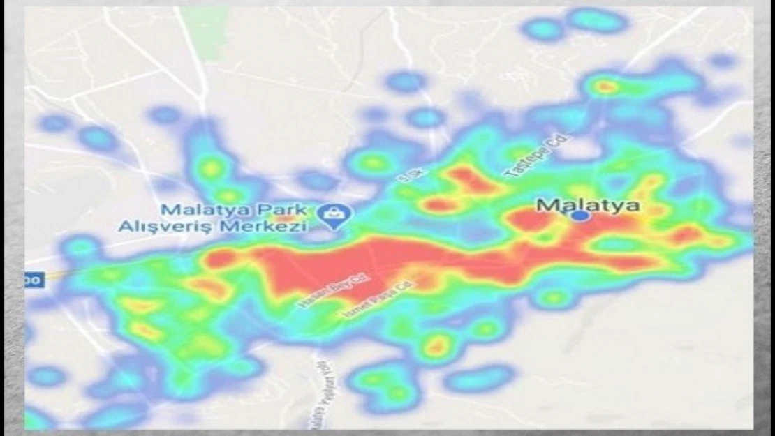 Malatya'da korona haritası