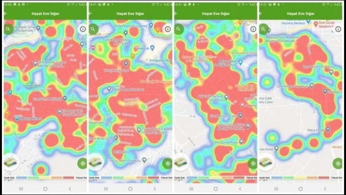 Malatya'da Koronavirüs haritası endişeli