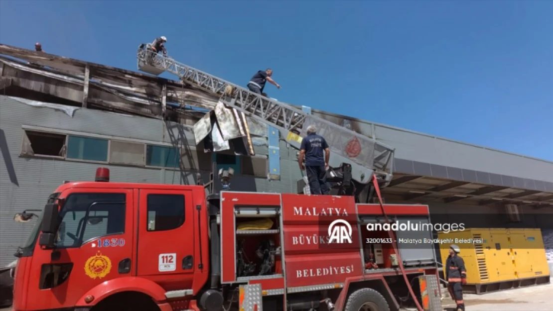 Malatya'da OSB'de çıkan yangınlar söndürüldü