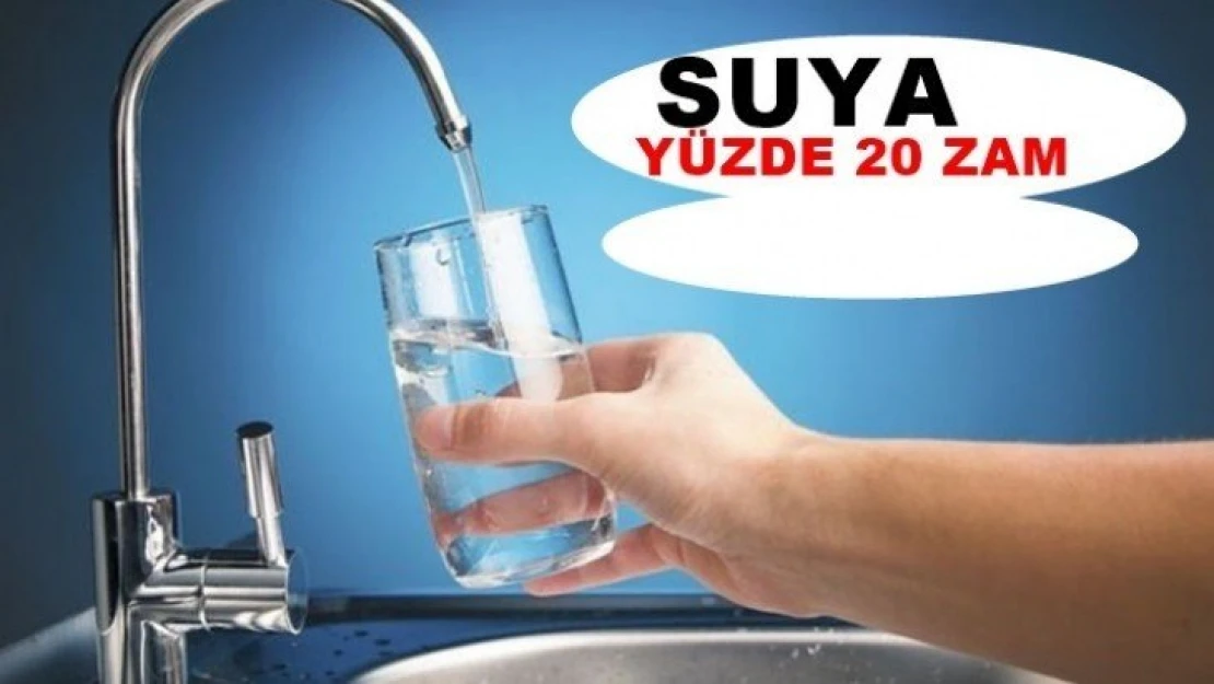 Malatya'da Suya yüzde 20 oranında zam geldi