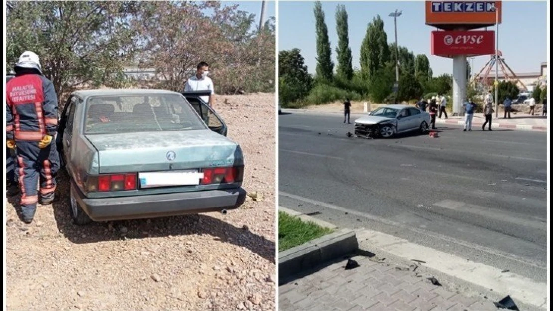 Malatya'da Trafik Kazaları : 5 yaralı