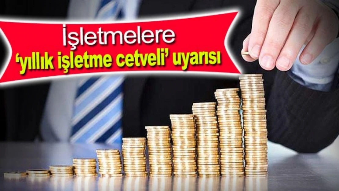 Yıllık İşletme Cetveli Basın Bülteni