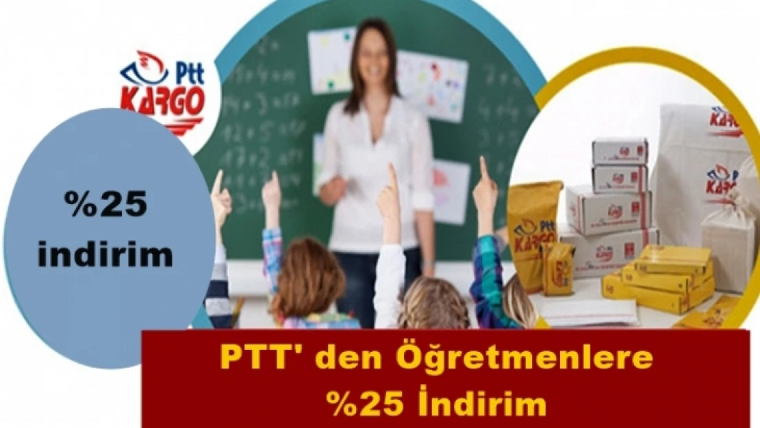 PTT'den Öğretmenlere Özel İndirim