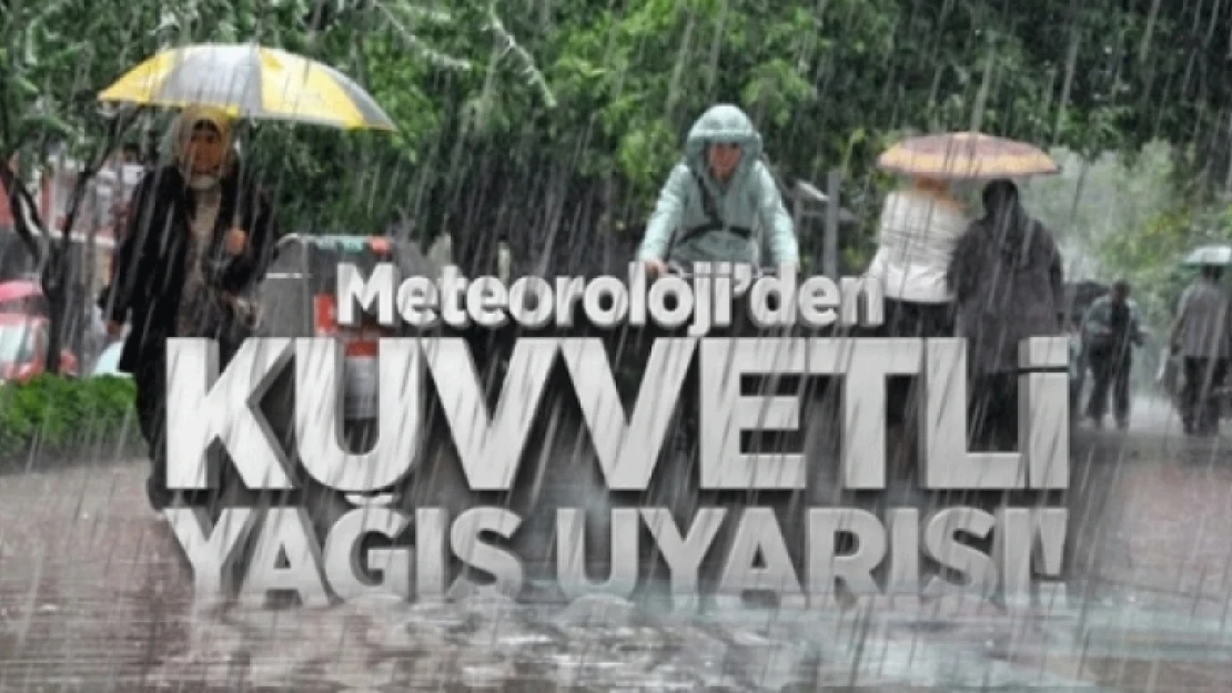 Meteoroloji'den Bingöl ve Tunceli İçin Uyarı