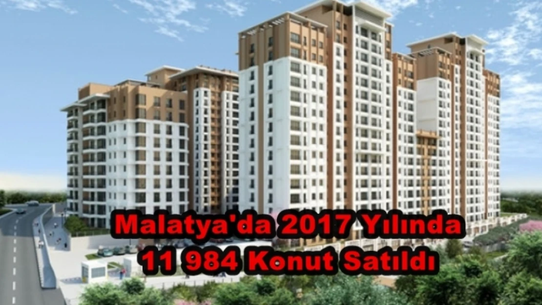 Malatya'da 2017 Yılında 11 984 Konut Satıldı