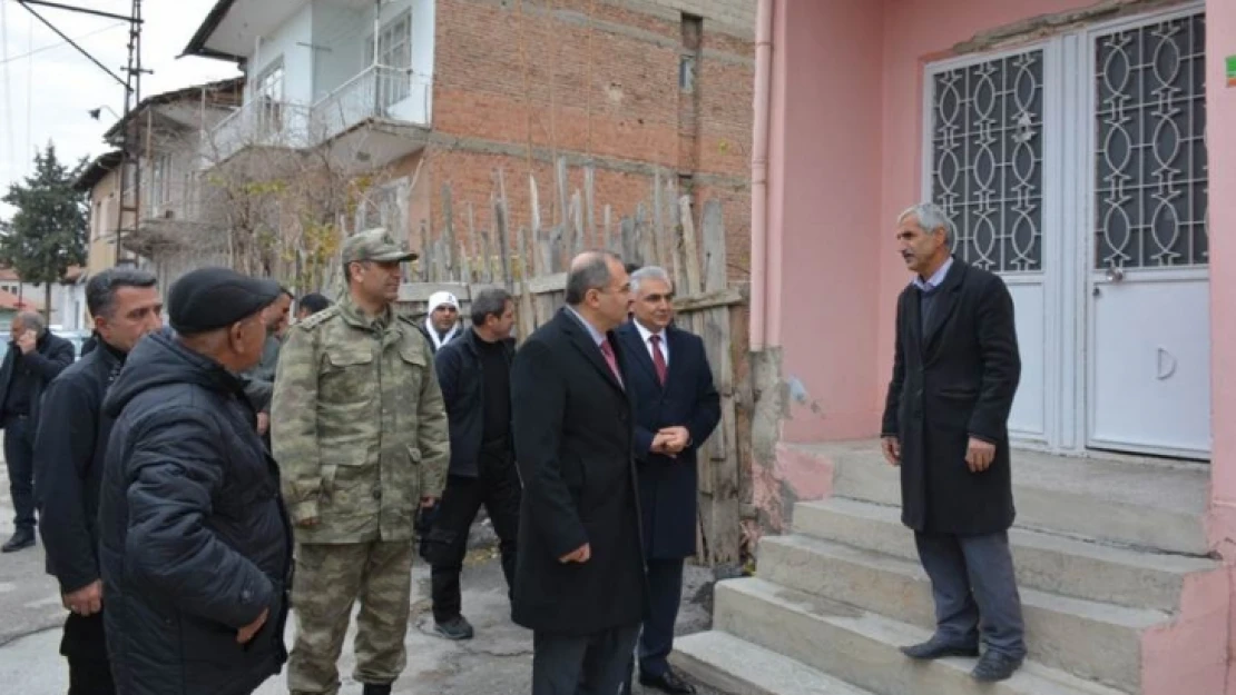 Vali Ali Kaban, İlimiz Cemal Gürsel Mahallesine Ziyarette Bulundu