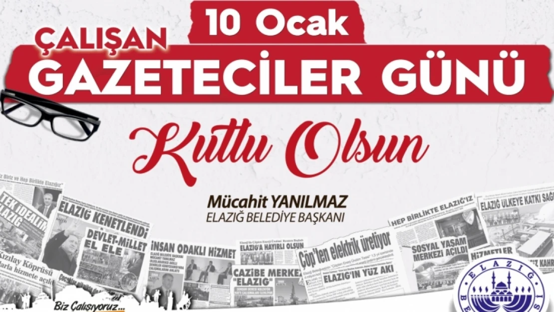 10 Ocak Çalışan Gazeteciler Günü Kutlu Olsun