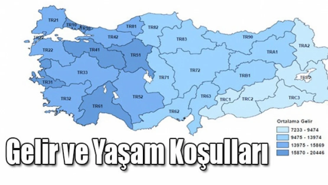 Gelir ve Yaşam Koşulları Araştırması Bölgesel Sonuçları,